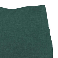 Produktbild för Ryggkudde Mörkgrön 45 x 20 x 35 cm tyg