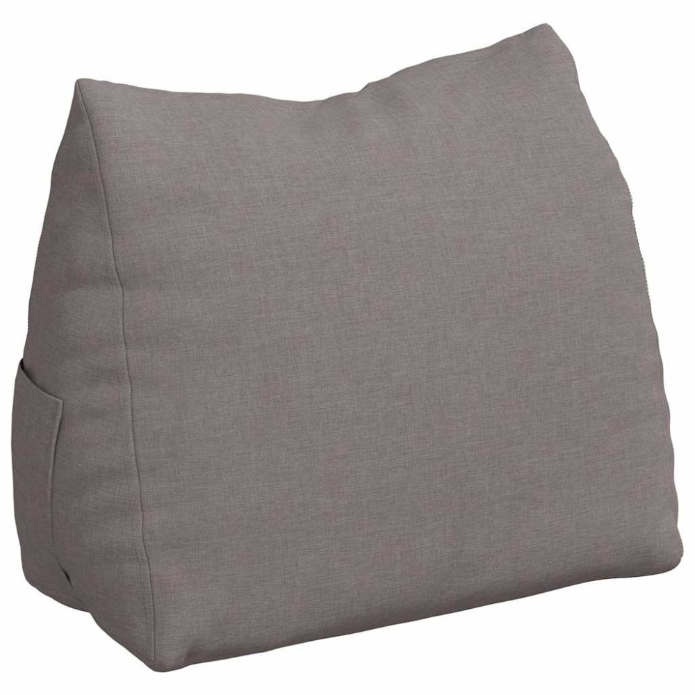 Produktbild för Ryggkudde Taupe 45 x 20 x 35 cm tyg