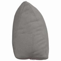 Produktbild för Ryggkudde Taupe 45 x 20 x 35 cm tyg