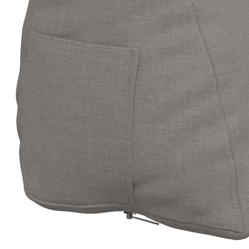 Produktbild för Ryggkudde Taupe 45 x 20 x 35 cm tyg