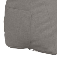 Produktbild för Ryggkudde Taupe 45 x 20 x 35 cm tyg