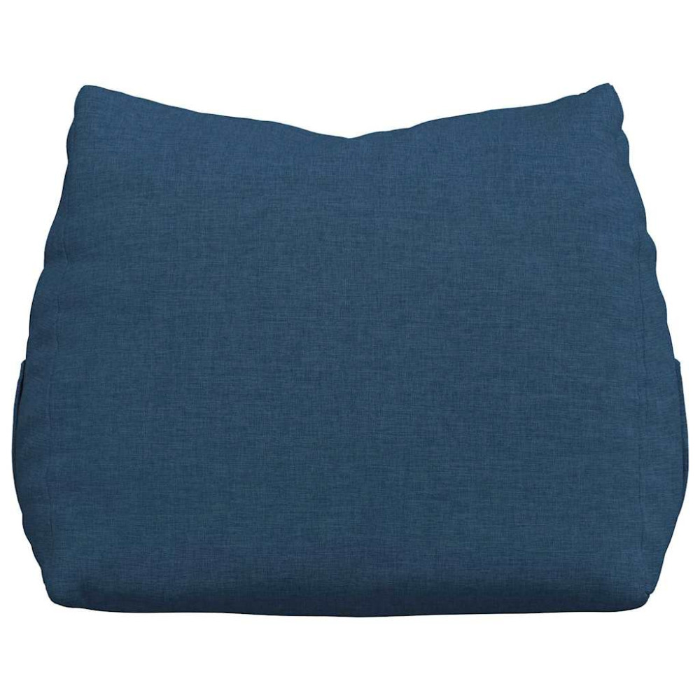 Produktbild för Ryggkudde Blå 45 x 20 x 35 cm tyg