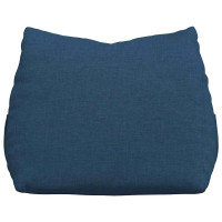 Produktbild för Ryggkudde Blå 45 x 20 x 35 cm tyg