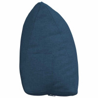 Produktbild för Ryggkudde Blå 45 x 20 x 35 cm tyg