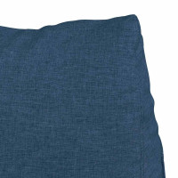 Produktbild för Ryggkudde Blå 45 x 20 x 35 cm tyg