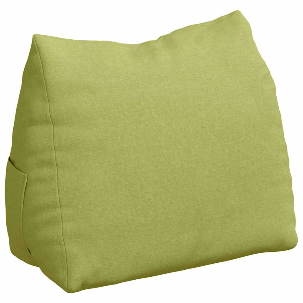 Produktbild för Ryggkudde Ljusgrön 45 x 20 x 35 cm tyg