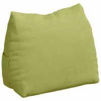 Produktbild för Ryggkudde Ljusgrön 45 x 20 x 35 cm tyg
