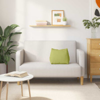 Produktbild för Ryggkudde Ljusgrön 45 x 20 x 35 cm tyg