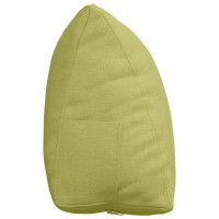 Produktbild för Ryggkudde Ljusgrön 45 x 20 x 35 cm tyg