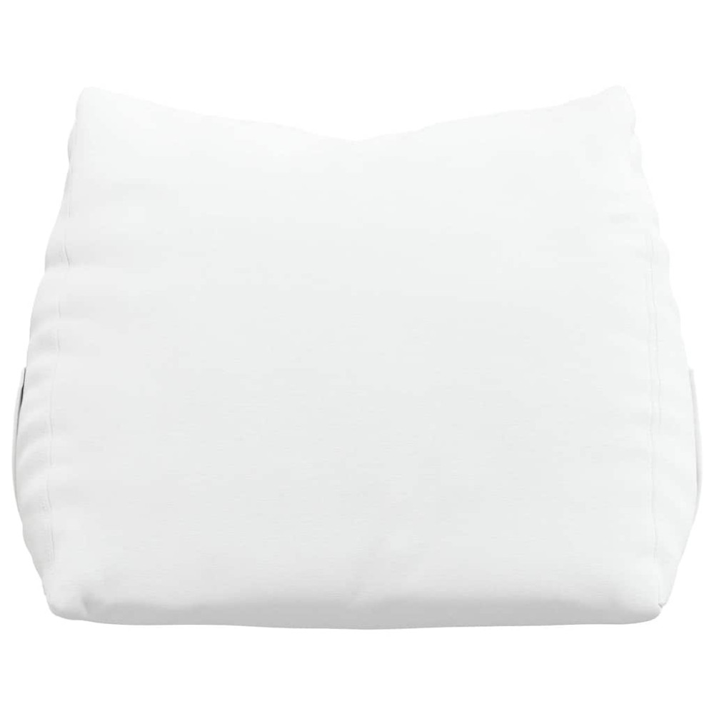 Produktbild för Ryggkudde Vit 45 x 20 x 35 cm tyg