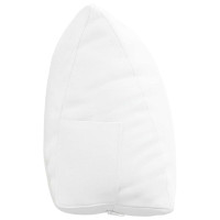 Produktbild för Ryggkudde Vit 45 x 20 x 35 cm tyg
