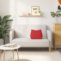 Produktbild för Ryggkudde Röd 45 x 20 x 35 cm tyg