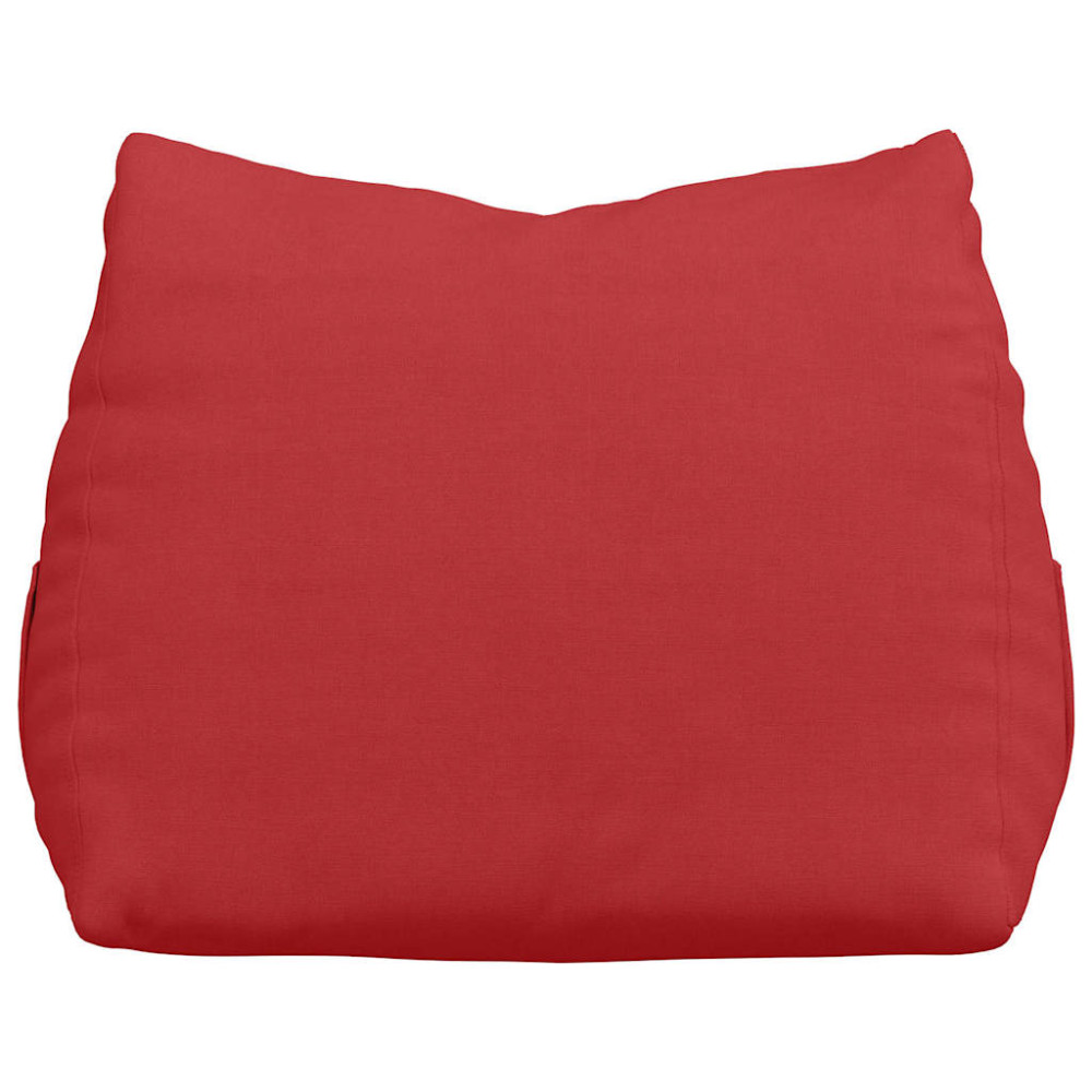 Produktbild för Ryggkudde Röd 45 x 20 x 35 cm tyg