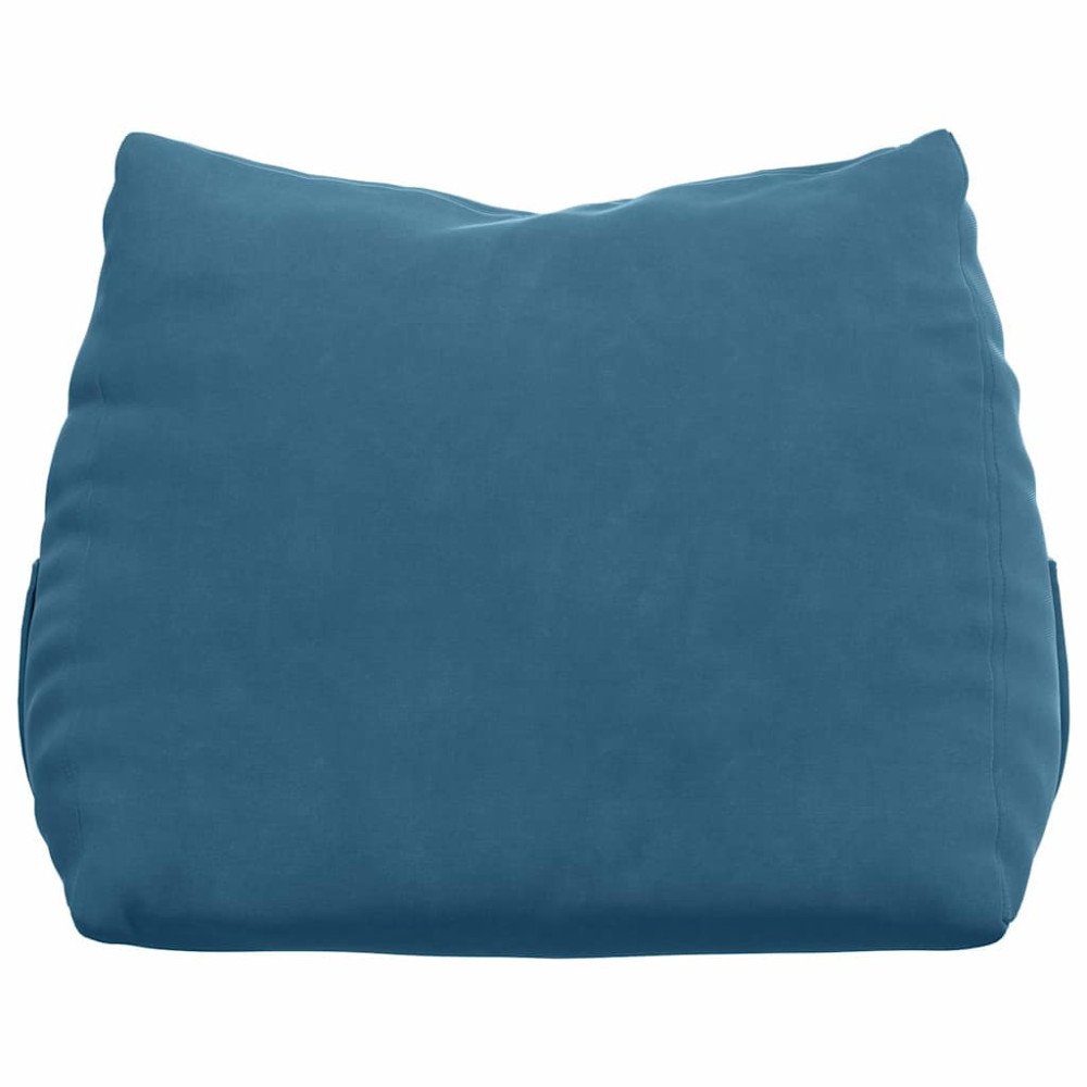 Produktbild för Ryggkudde Blå 45 x 20 x 35 cm Kordread tyg