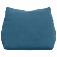 Produktbild för Ryggkudde Blå 45 x 20 x 35 cm Kordread tyg