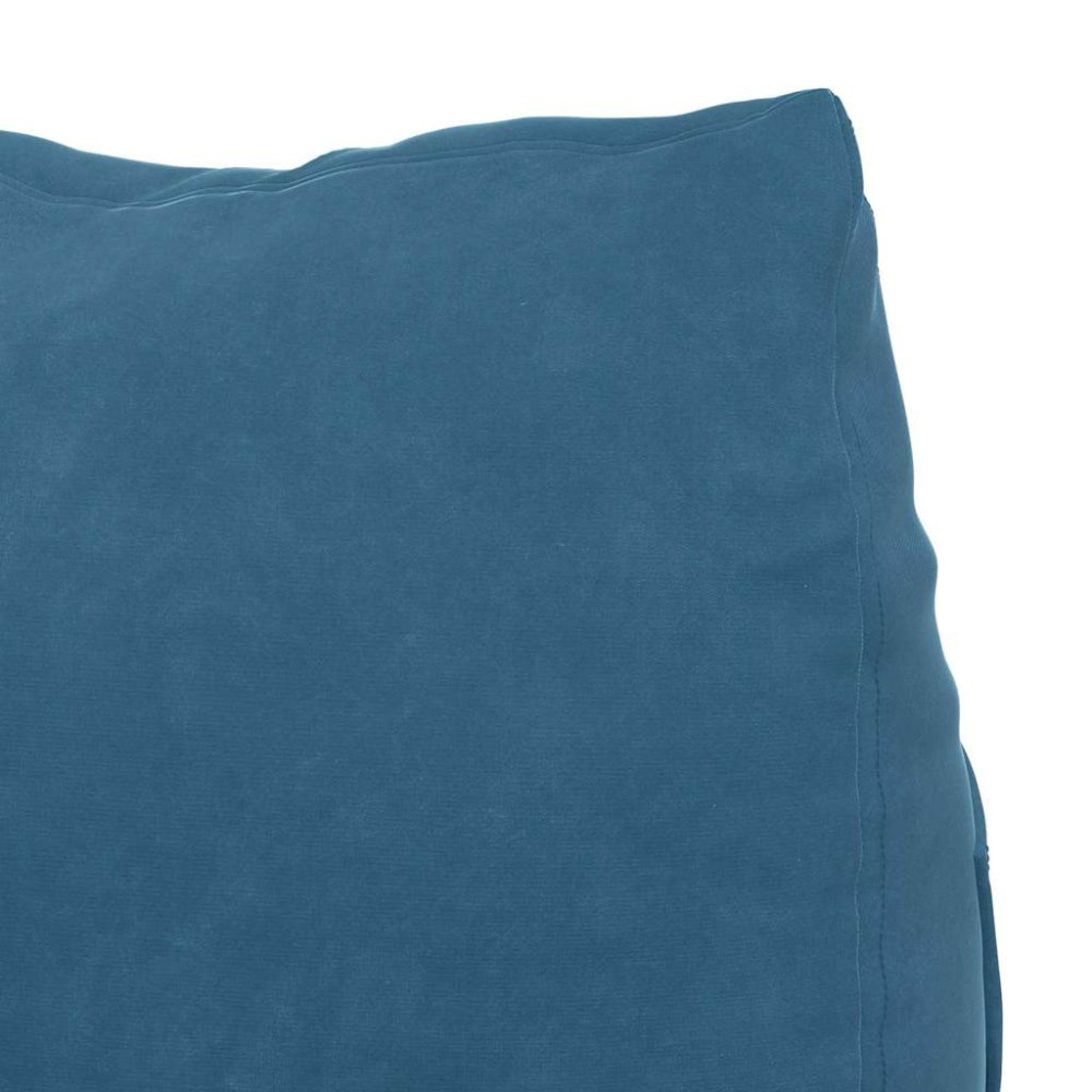 Produktbild för Ryggkudde Blå 45 x 20 x 35 cm Kordread tyg