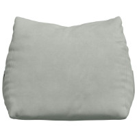 Produktbild för Ryggkudde Ljusgrå 45 x 20 x 35 cm Kordread tyg