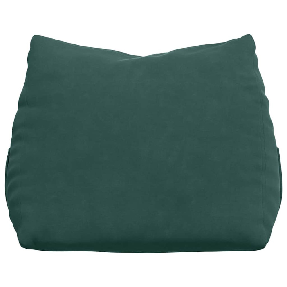 Produktbild för Ryggkudde Mörkgrön 45 x 20 x 35 cm Kordread tyg