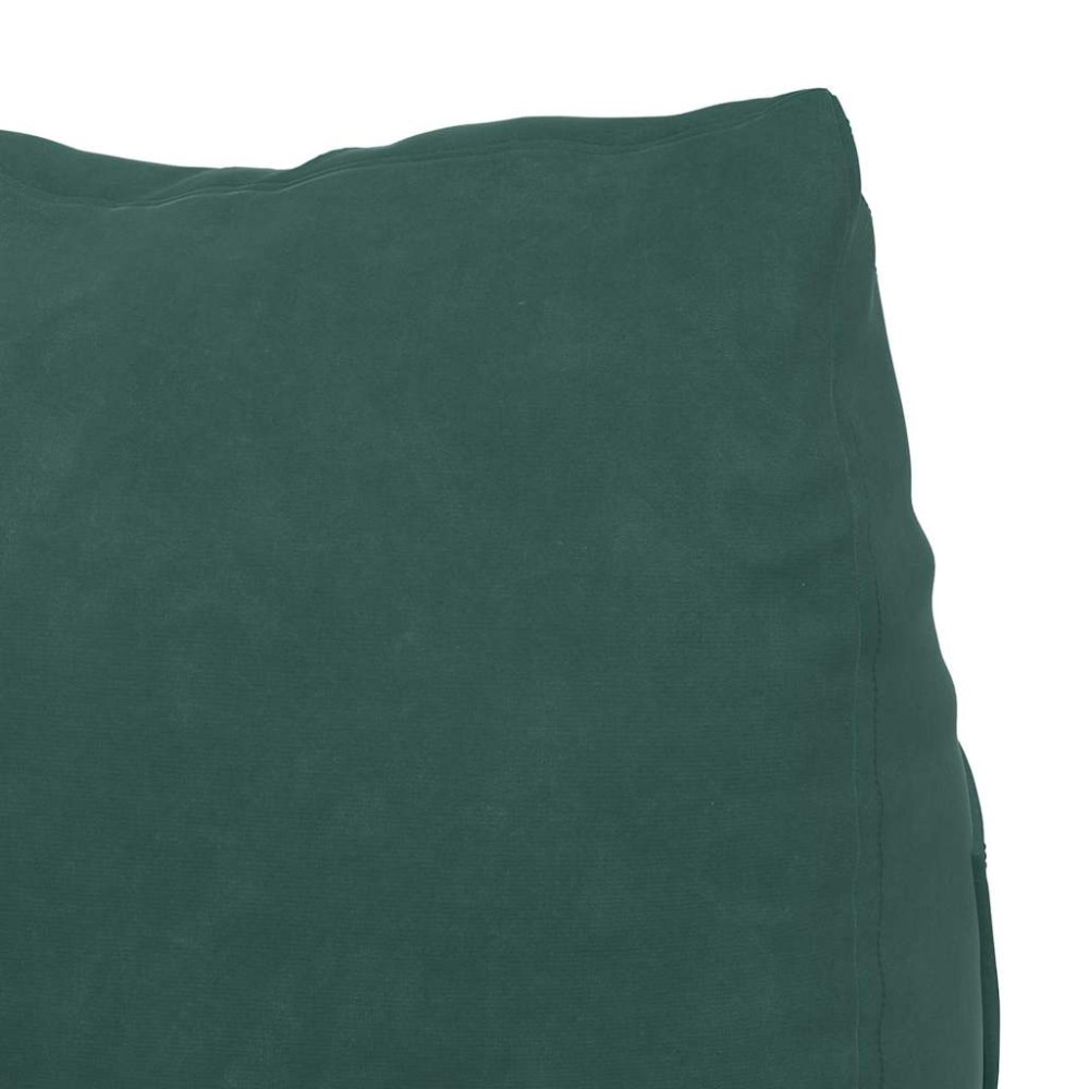 Produktbild för Ryggkudde Mörkgrön 45 x 20 x 35 cm Kordread tyg