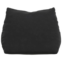 Produktbild för Ryggkudde Svart 45 x 20 x 35 cm Kordread tyg