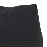 Produktbild för Ryggkudde Svart 45 x 20 x 35 cm Kordread tyg