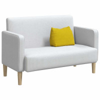 Produktbild för Ryggkudde Gul 45 x 20 x 35 cm Kordread tyg