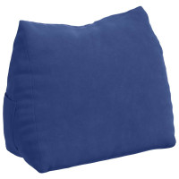 Produktbild för Ryggkudde Polisblå 45 x 20 x 35 cm Kordread tyg