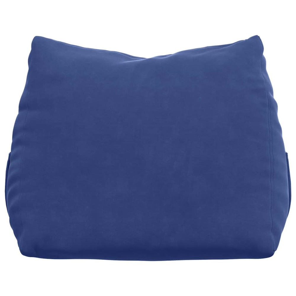 Produktbild för Ryggkudde Polisblå 45 x 20 x 35 cm Kordread tyg