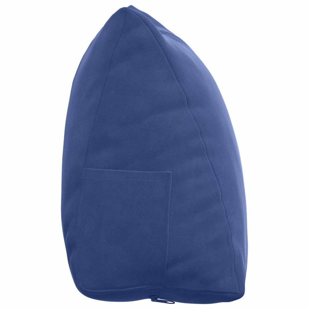 Produktbild för Ryggkudde Polisblå 45 x 20 x 35 cm Kordread tyg