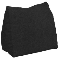 Produktbild för Ryggkudde Svart 60 x 20 x 50 cm tyg
