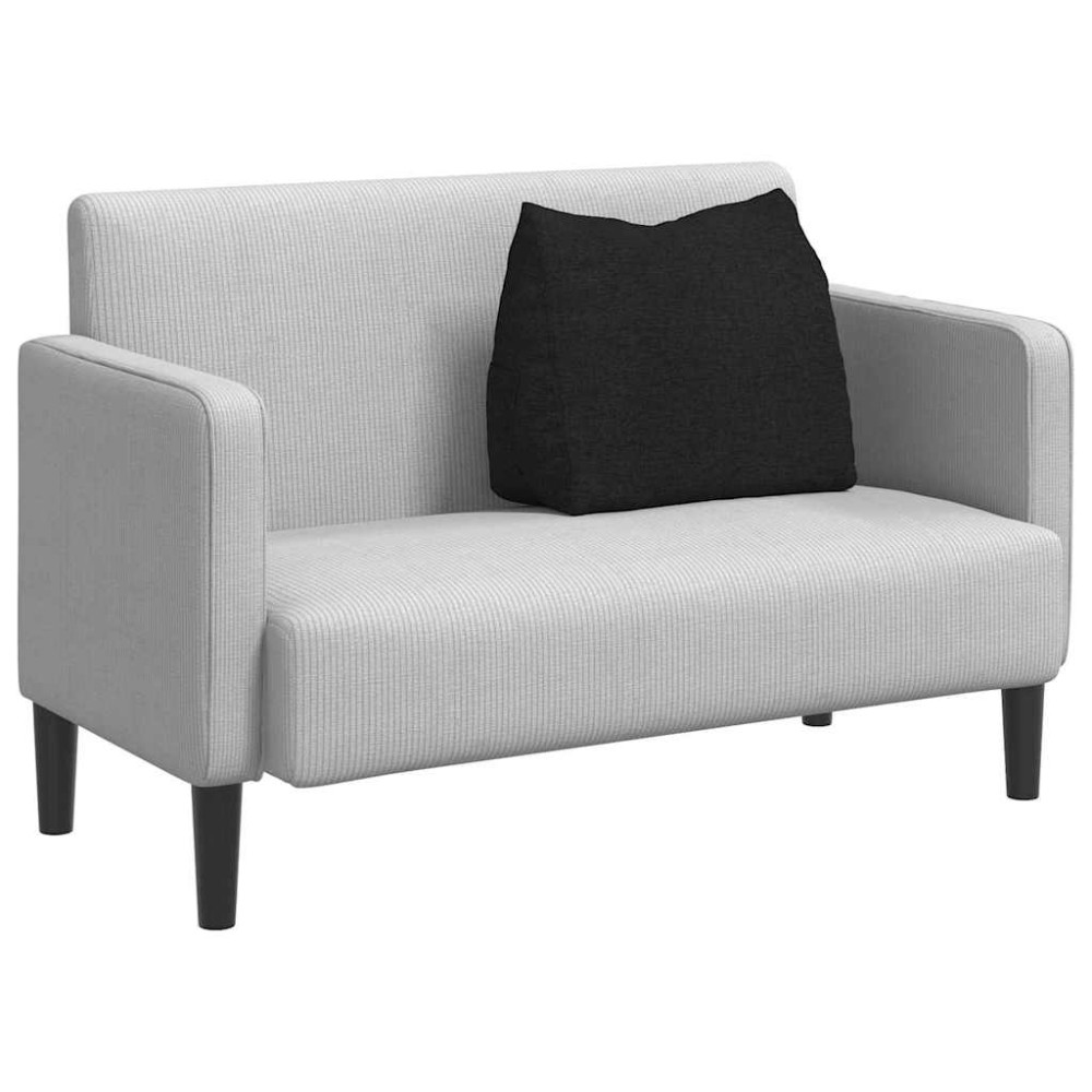 Produktbild för Ryggkudde Svart 60 x 20 x 50 cm tyg