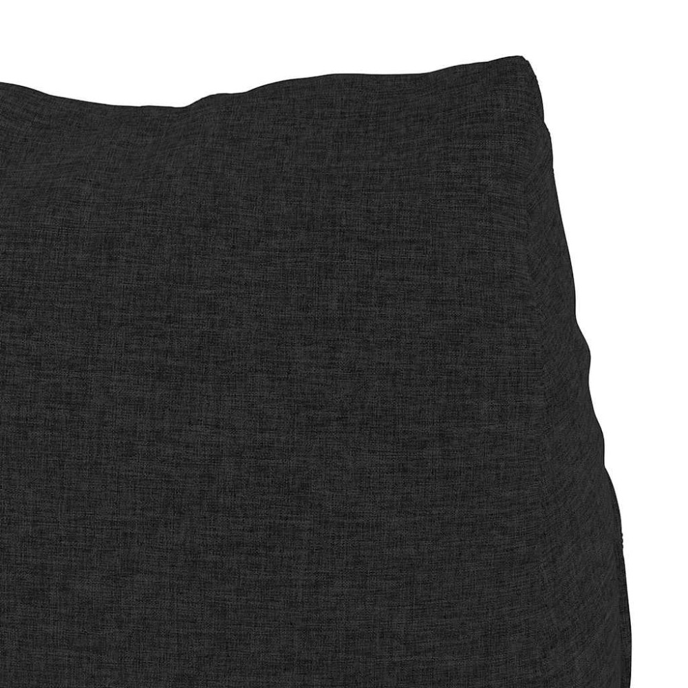 Produktbild för Ryggkudde Svart 60 x 20 x 50 cm tyg