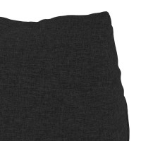 Produktbild för Ryggkudde Svart 60 x 20 x 50 cm tyg