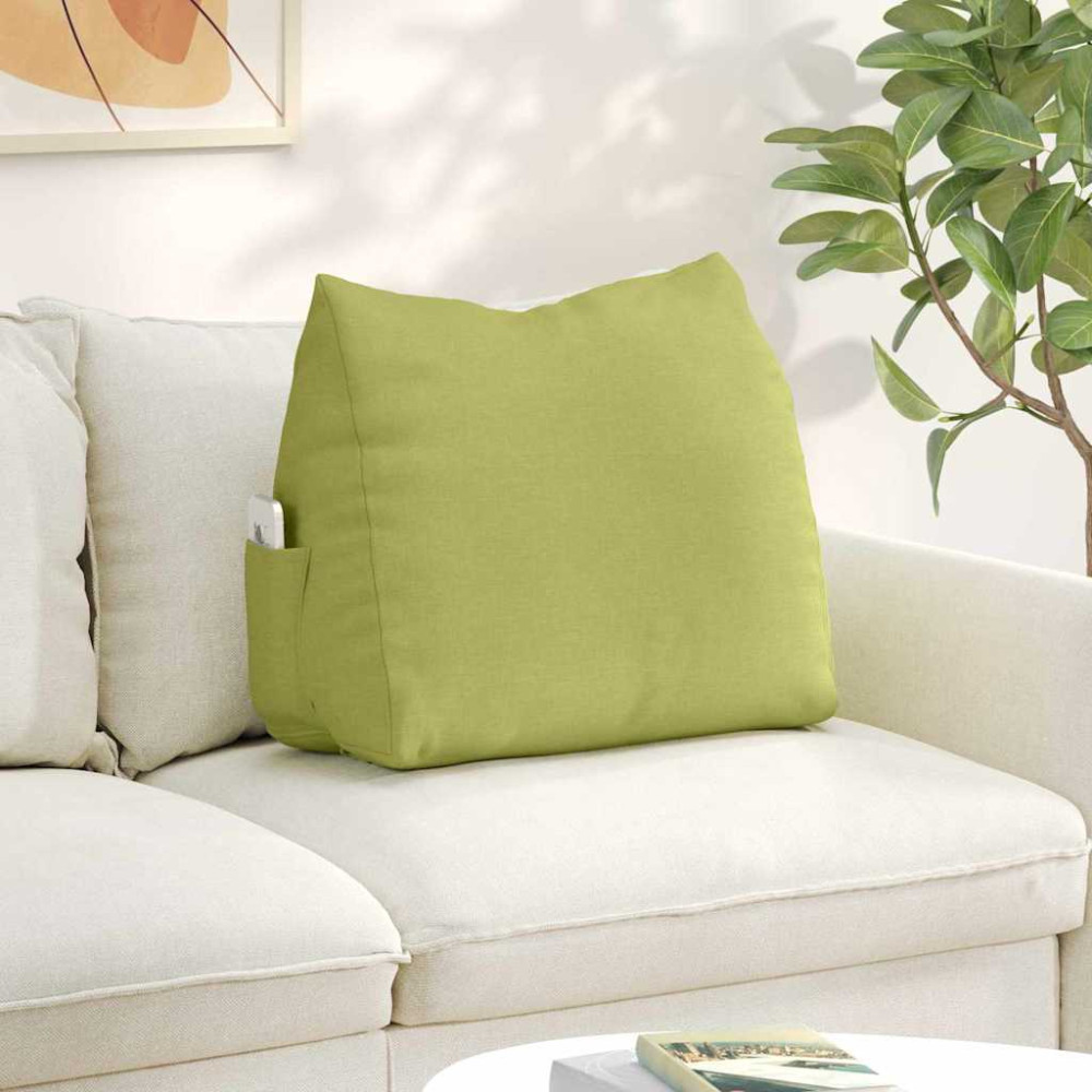 Produktbild för Ryggkudde Ljusgrön 60 x 20 x 50 cm tyg