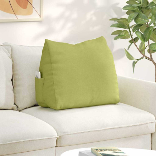 vidaXL Ryggkudde Ljusgrön 60 x 20 x 50 cm tyg