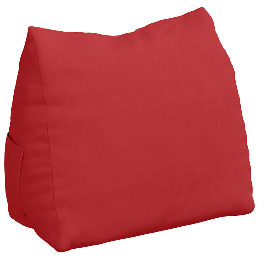 Produktbild för Ryggkudde Röd 60 x 20 x 50 cm tyg