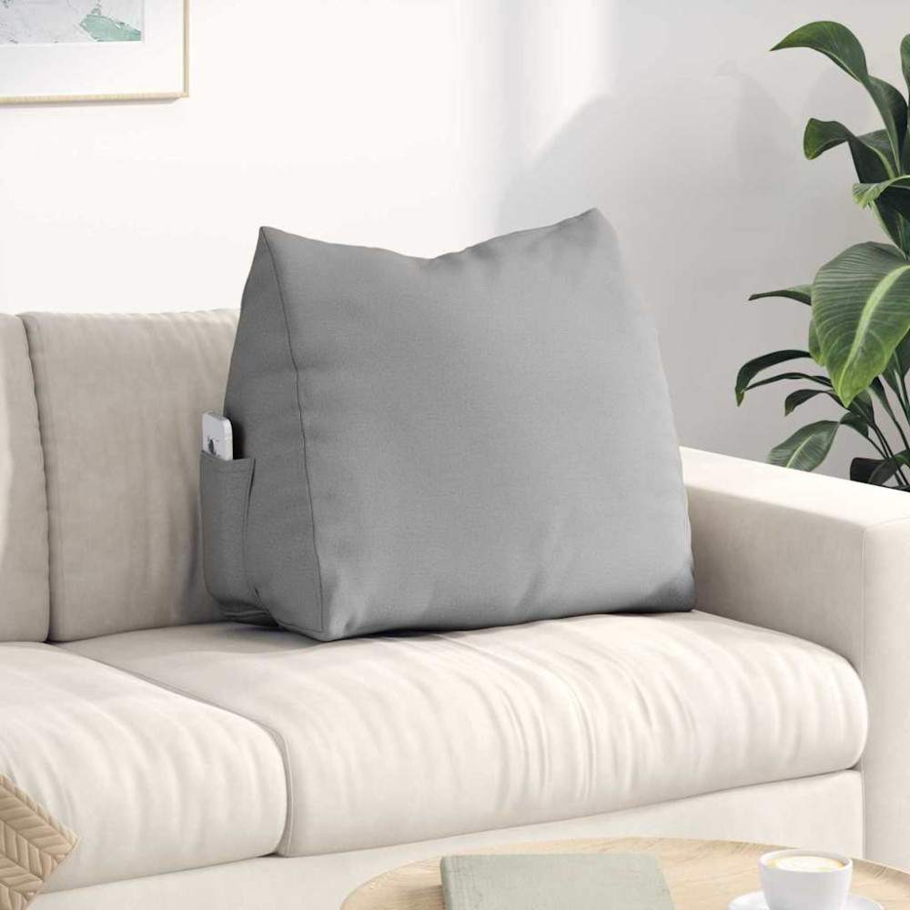 Produktbild för Ryggkudde Moln Grå 60 x 20 x 50 cm tyg