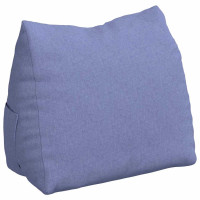 Produktbild för Ryggkudde Jeansblå 60 x 20 x 50 cm tyg