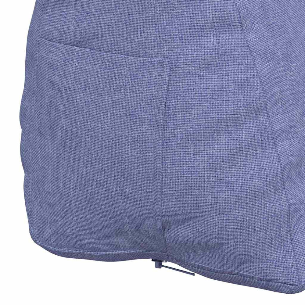 Produktbild för Ryggkudde Jeansblå 60 x 20 x 50 cm tyg