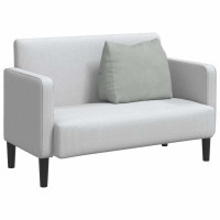 Produktbild för Ryggkudde Ljusgrå 60 x 20 x 50 cm Kordread tyg