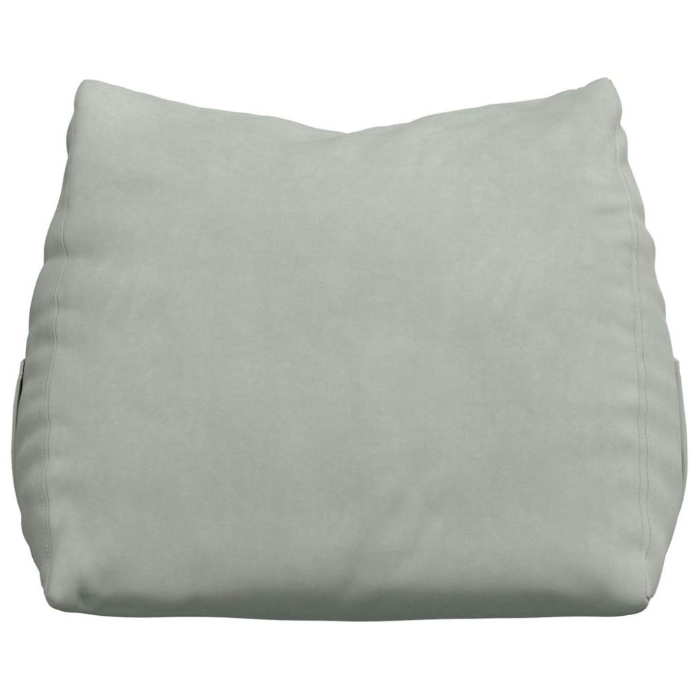 Produktbild för Ryggkudde Ljusgrå 60 x 20 x 50 cm Kordread tyg