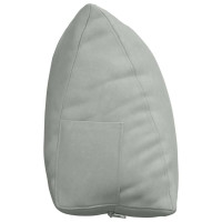Produktbild för Ryggkudde Ljusgrå 60 x 20 x 50 cm Kordread tyg