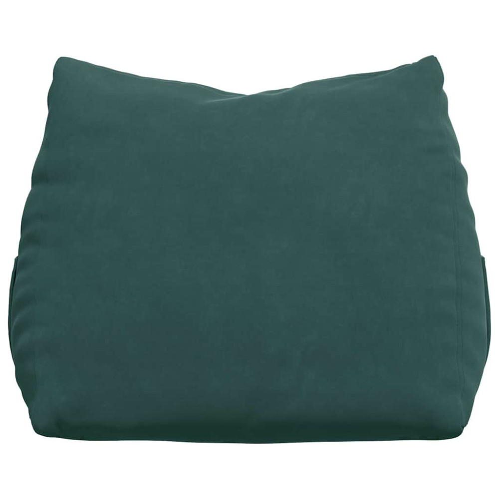 Produktbild för Ryggkudde Mörkgrön 60 x 20 x 50 cm Kordread tyg