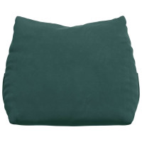 Produktbild för Ryggkudde Mörkgrön 60 x 20 x 50 cm Kordread tyg