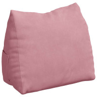 Produktbild för Ryggkudde Rosa 60 x 20 x 50 cm Kordread tyg