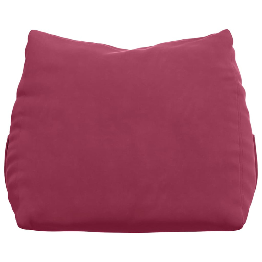 Produktbild för Ryggkudde Vinröd 60 x 20 x 50 cm Kordread tyg