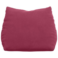 Produktbild för Ryggkudde Vinröd 60 x 20 x 50 cm Kordread tyg