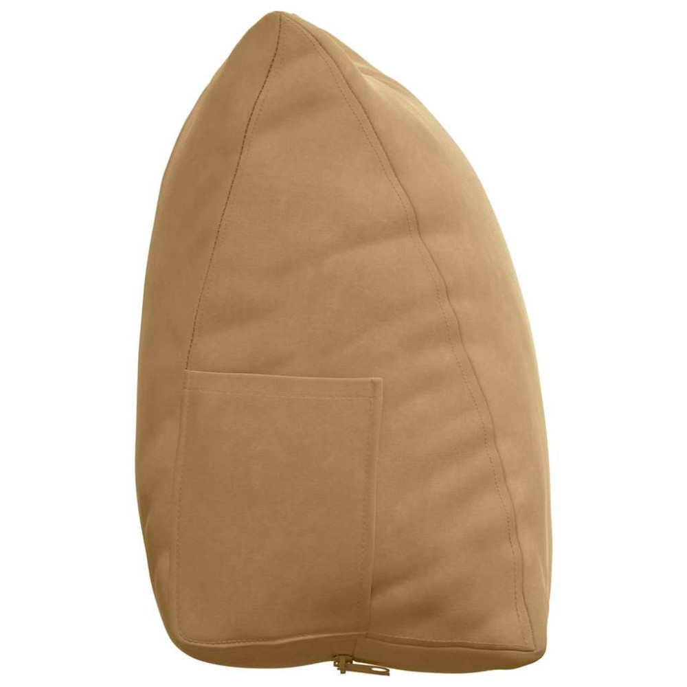 Produktbild för Ryggkudde Brun 60 x 20 x 50 cm Kordread tyg