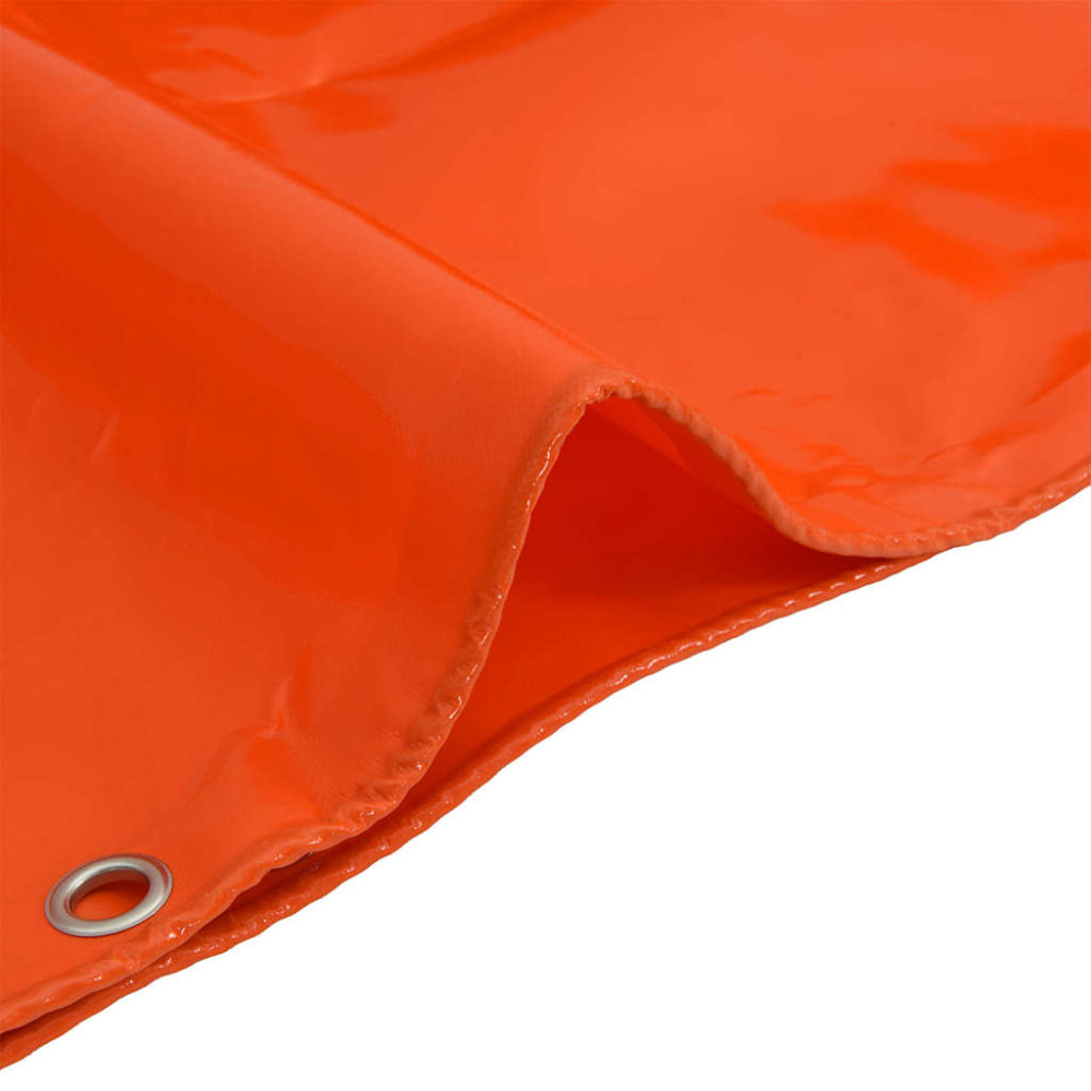 Produktbild för Presenning 650g / m² Orange 1,5 x 2,5 m Canvas med PVC-beläggning