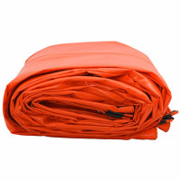 Produktbild för Presenning 650g / m² Orange 2,5 x 4,5 m Canvas med PVC-beläggning